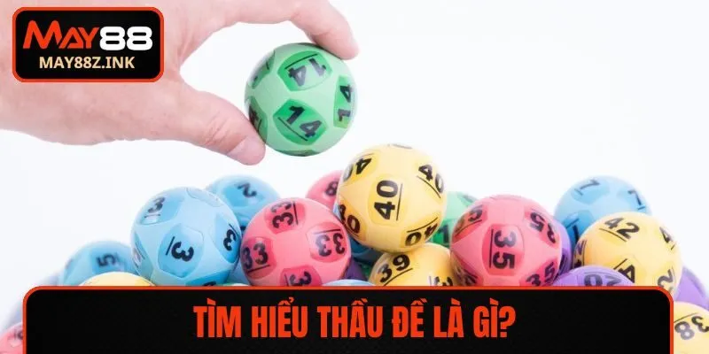 Tìm hiểu thầu đề là gì?